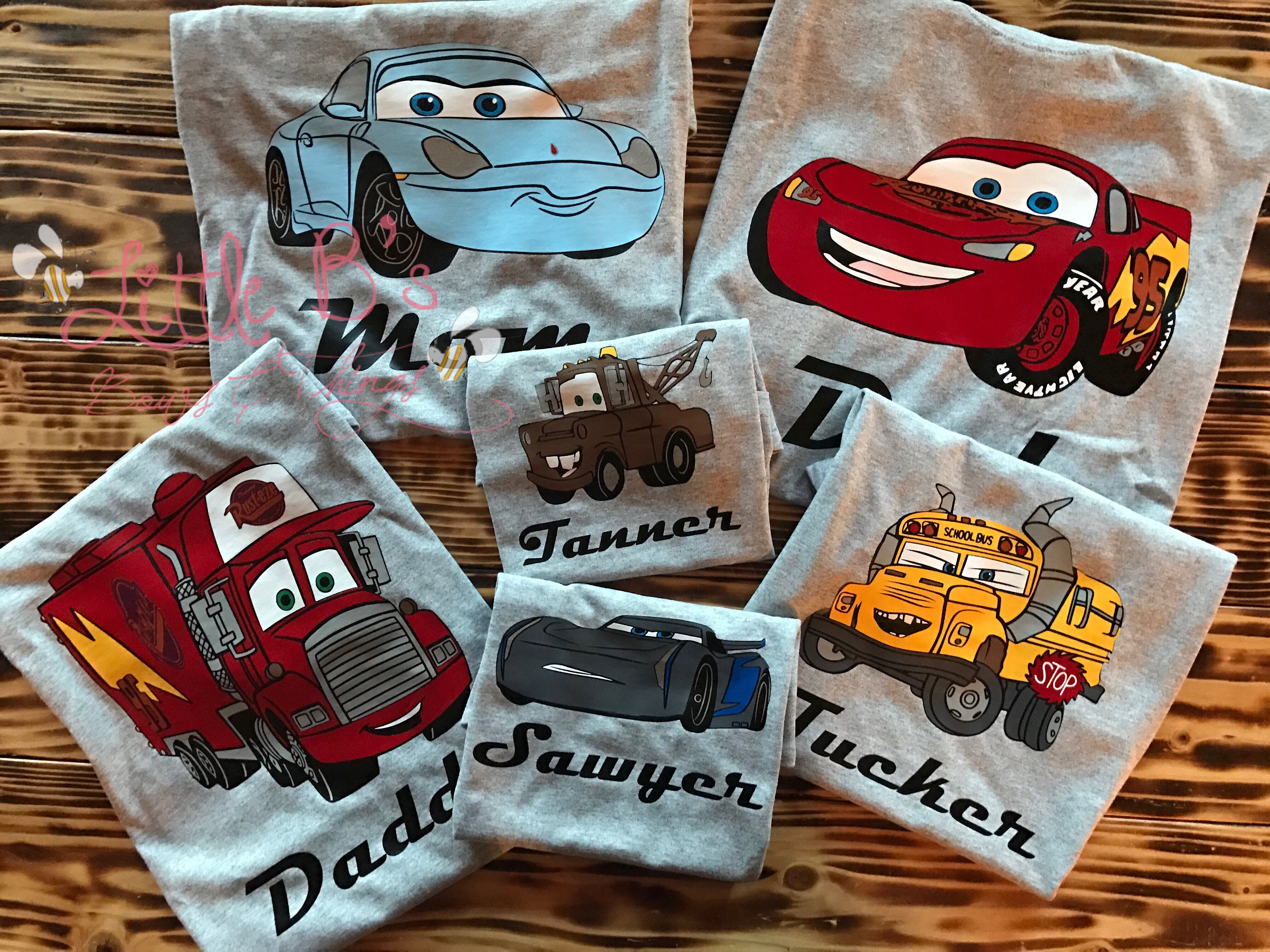 sally cars shirt