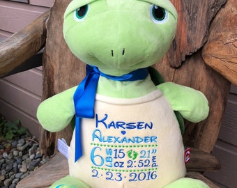 personalized stuffed turtle