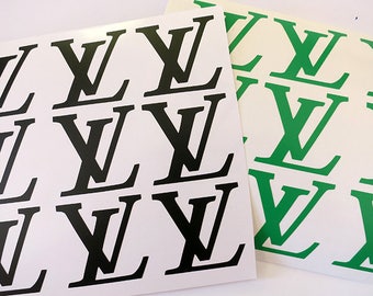 louis vuitton stickers for cups