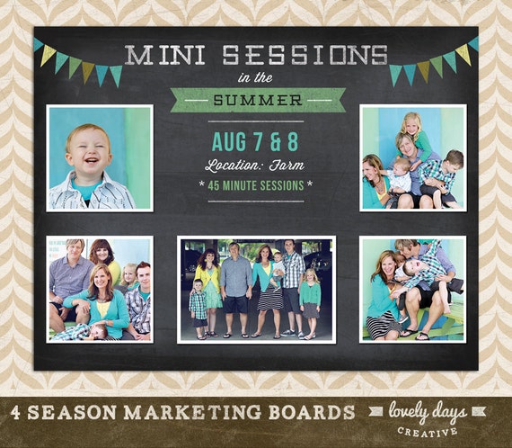 items similar to blog board photography marketing mini session ad