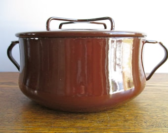 Vintage Dansk Brown Kobenstyle Pot