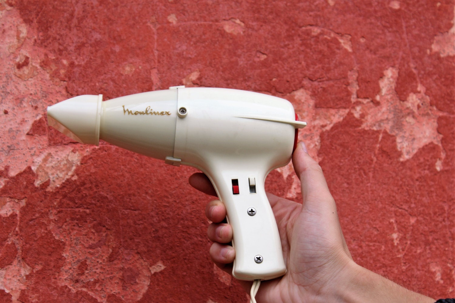 Vintage Hair Dryer Retro Moulinex Hairdryer Electric Hair