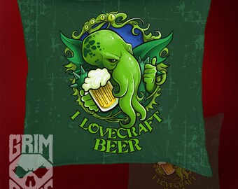 Pillow 40x40 cm I Lovecraft Beer