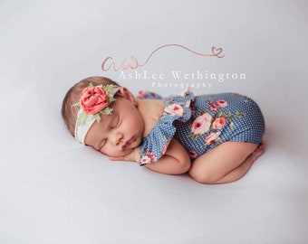 Newborn Romper, Newborn Girl Photo Outfit, Newborn Girl Photography Prop, Newborn Photo Outfit, Newborn Photo Prop, Baby Girl Romper,
