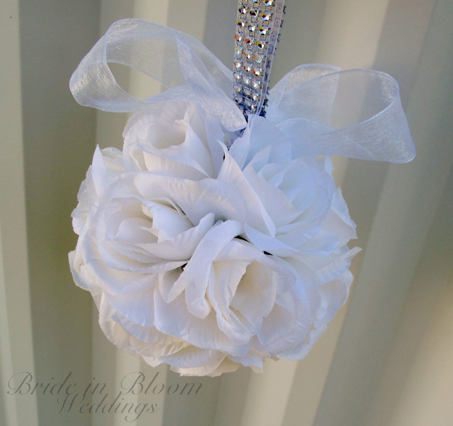 Wedding flower balls Flower girl pomander Wedding decorations