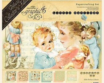 ON SALE Graphic 45 Little Darlings 12x12 Deluxe Collectors Edition Paper Pack