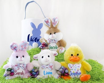 Easter Basket Stuffer - Easter Gift for Kids - Basket Filler - Easter Plush - Easter Stuffed Animal - Personalized Easter Gift - Easter 2017