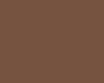Brown Fabric - Moda Brown Cotton - Chocolate Brown Solid Fabric