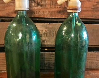 Vintage Seltzer bottle.