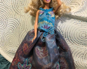 Barbie Organza and silk dress