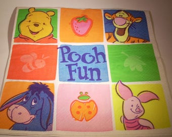 Winnie The Pooh fun NAPKIN