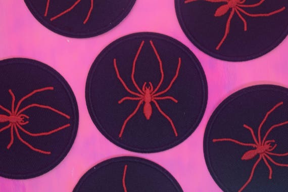 Red Spider Iron on Patch