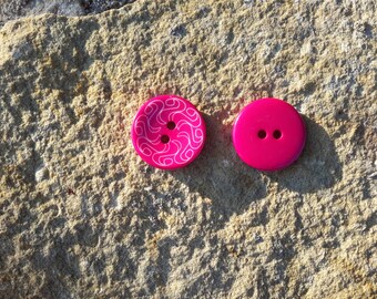 Acrylic fancy 3.5 cm in diameter button
