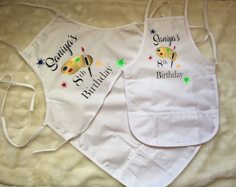 Personalized Artist Apron-Perfect for birthdays and more