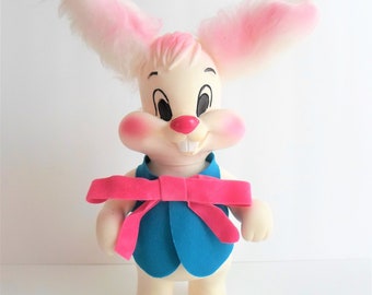 Vintage Easter Bunny Rabbit Piggy Bank Customline 1976