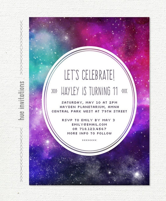 11Th Birthday Party Invitations 1