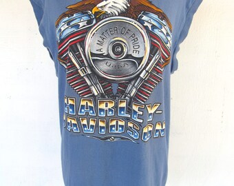 90s Harley Davidson Tank Top T Shirt Size Medium M