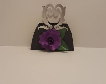 10 pc paper purse, bridal shower, sweet sixteen, birthday favor box.