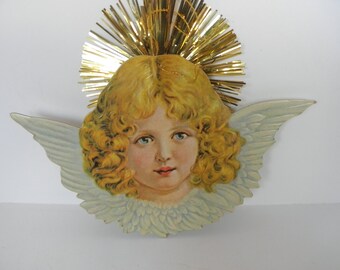 Vintage Reproduction Angel Ornament 1980