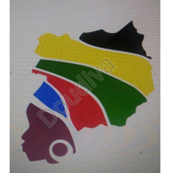 Download African Rasta lady SVG File SVG File For Cricut Ethnic Svg