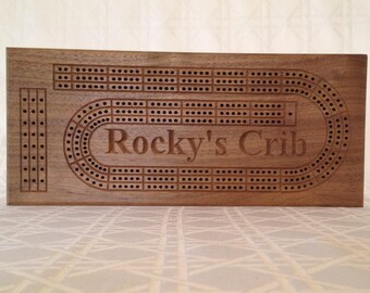 Walnut Cribbage Board