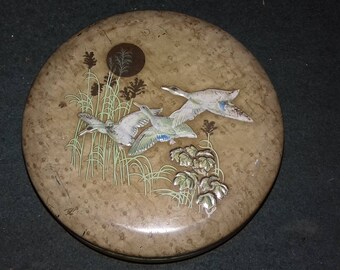 Vintage Flying Ducks Tin.