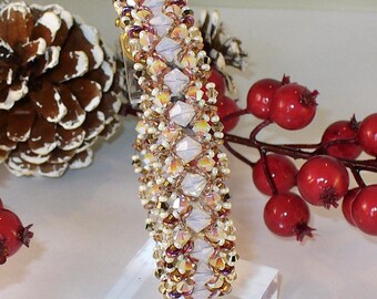 Opal Crystal Beadwoven Bracelet