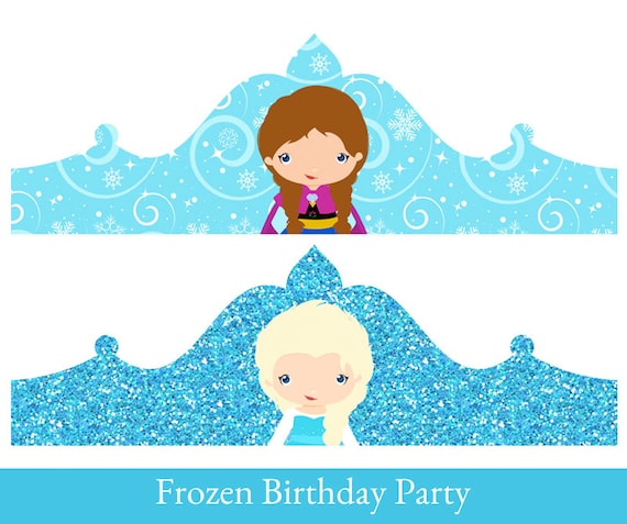frozen crown princess elsa birthday crown crown printable