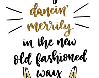 Everyone Dancin' Merrily Christmas Printable