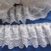 2 5/8 inch wide 3-layer ruffled Lace Trim price for 1 yard