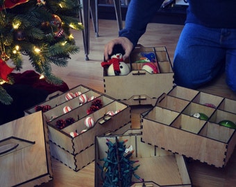 Christmas Ornament Storage System