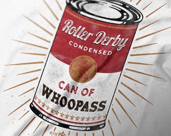 Roller Derby Can of Whoopass Women's short sleeve t-shirt