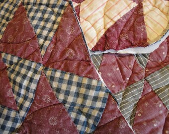 Antique Quilt Pieces | Vintage Quilt Pieces | Old Cutter Quilt Pieces | 3 Cutter Quilt Pieces