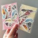 feather sticker pack, feather planner stickers, boho feather stickers for planners, feather filofax stickers, feather midori stickers