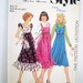 Retro 1970s Style 1507 Dress or Pinafore Pattern Size 14 Bust 36 - jumper, ruffled skirt,high waisted,square neckline, ruffled sleeves, ties