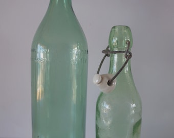 Vintage glass bottles
