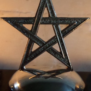 Pewter Pentacle Altar Centrepiece