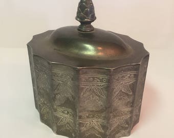 Godinger metal trinket jewelry box