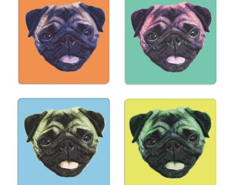 Pug Coasters