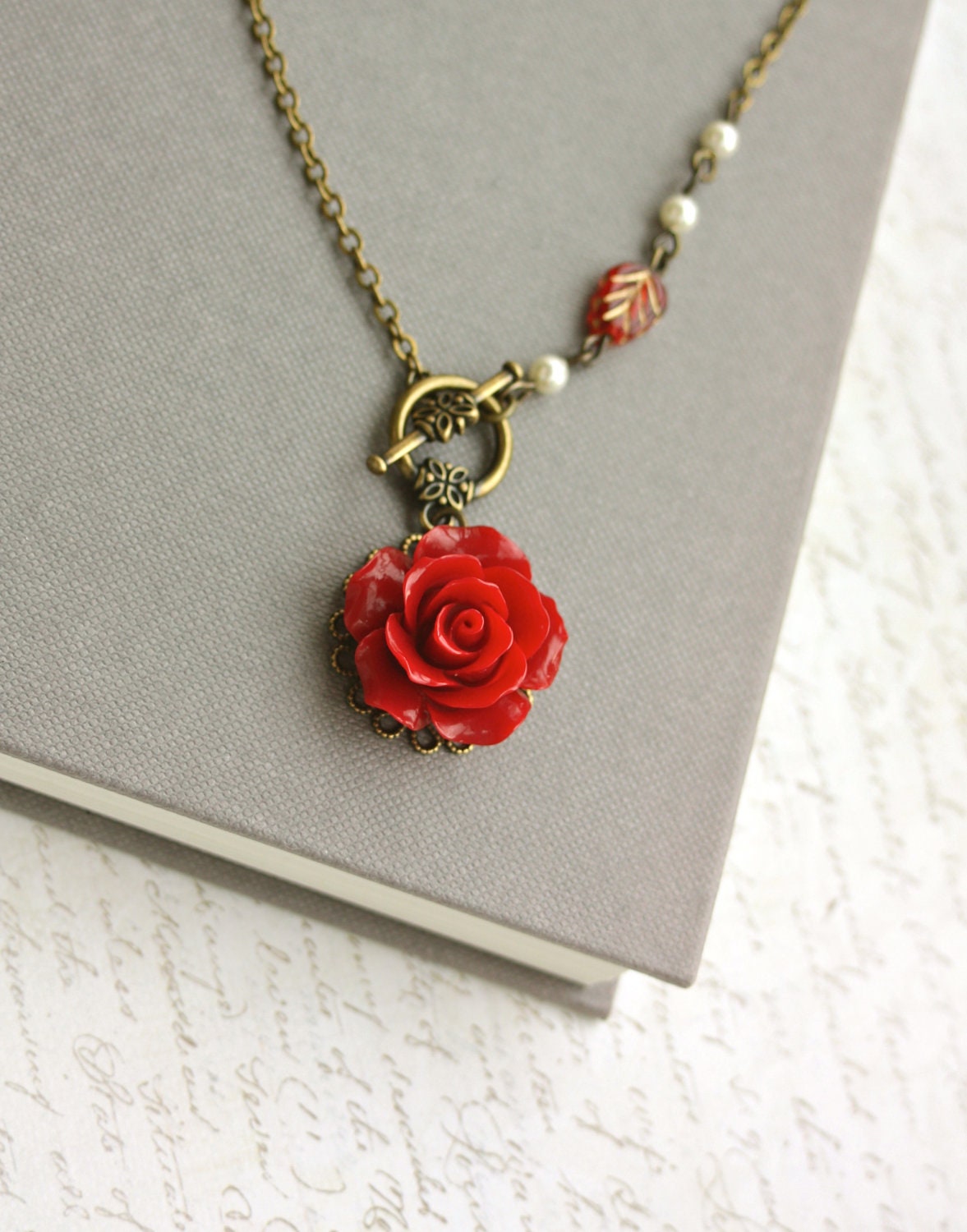 red wedding necklace