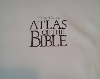 Vintage Atlas of the Bible by Harper Collions 1997 used