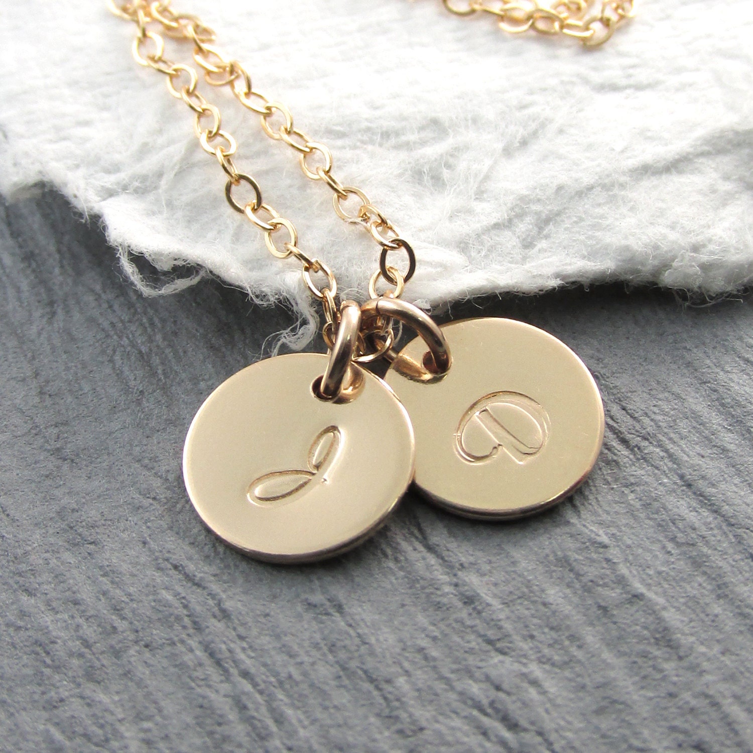 Personalized Jewelry Necklace Initial Pendants Mother Necklace