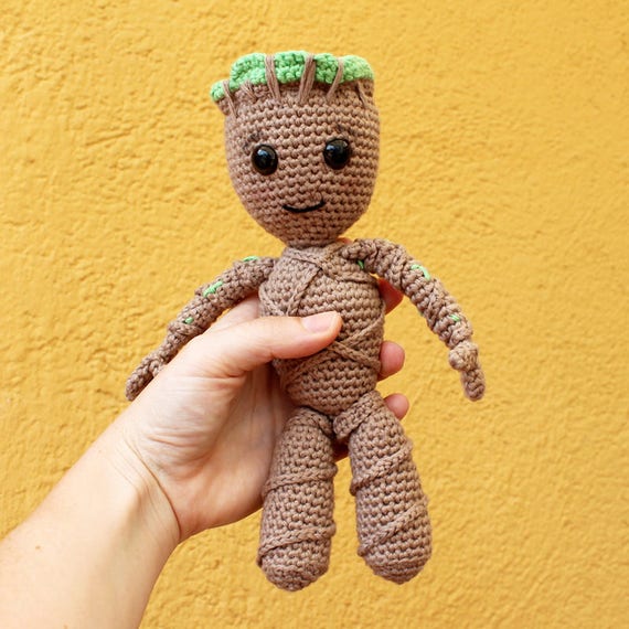 Baby Groot - Dolls and Toys. Amigurumi Toy, Guardians Of The Galaxy Doll, Kids Gift, Nerd DIY, Made to Order, Children Gift, Nursery Doll