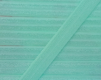 3/8 MINT Fold Over Elastic 5 or 10 Yards