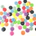 Mixed Polka Dot Buttons, Pack of 50, Mixed Spotty Buttons