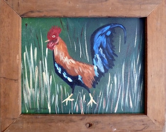 Original Rooster Painting