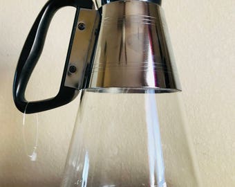 Vintage Pyrex Glass Coffee Pot Silex Co.