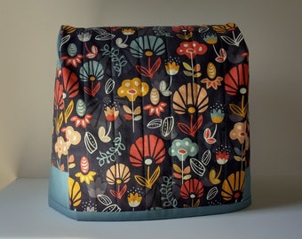 Floral Mixer Cover - Dust Cover for a KitchenAid Artisan 5 Qt Mixer - Mixer Cover for the Classic 4.5 Qt Tilt-Head Stand Mixer - Mixer Cozy