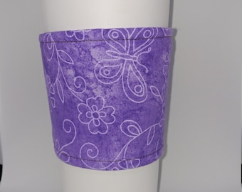 Reusable coffee cup sleeve