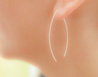 Sterling silver french forged earwires